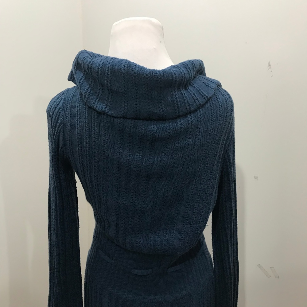 Anthropologie Guinevere Size M Blue Sweater Dress - Picture 5 of 8